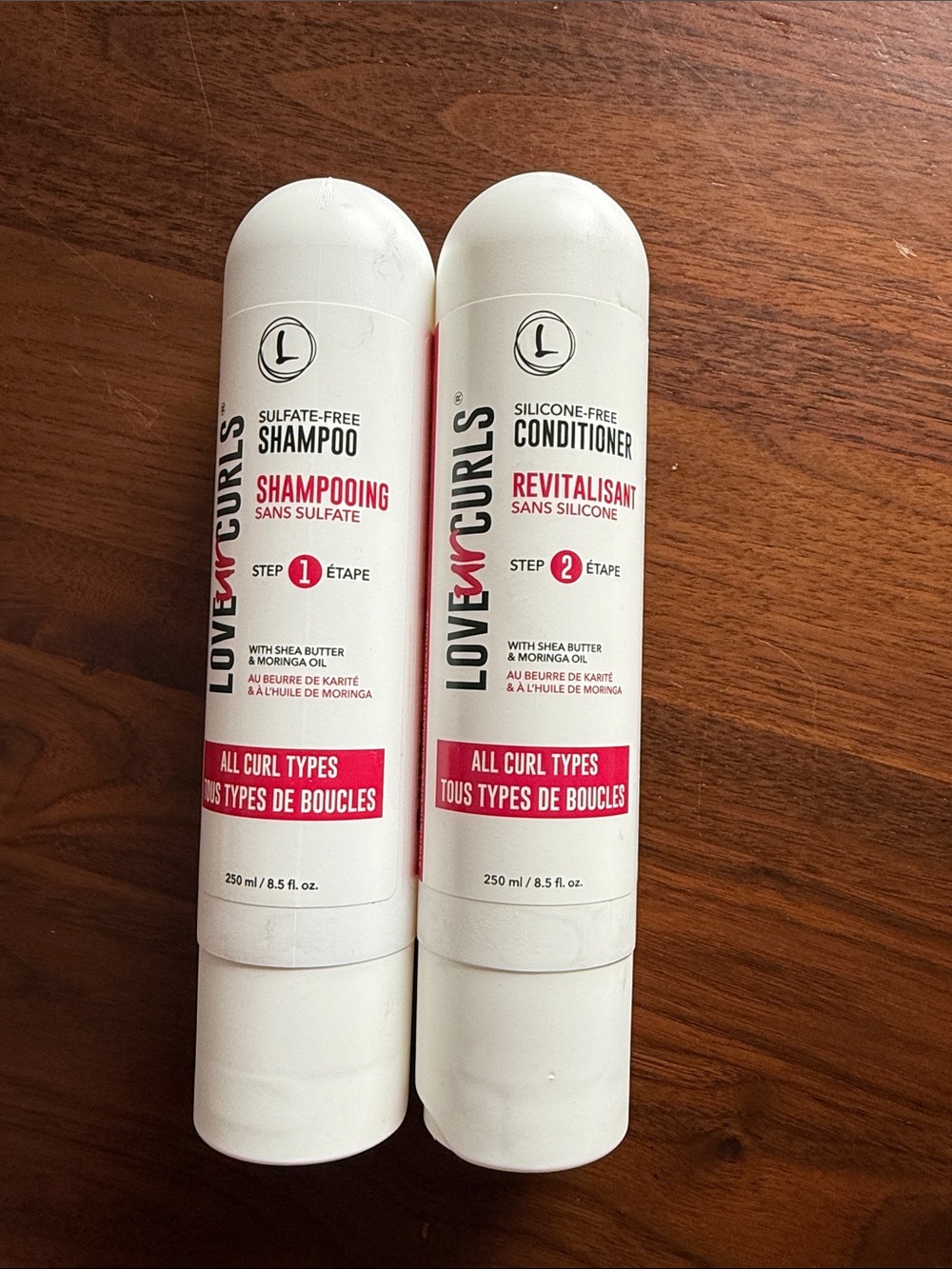 Love ur curls -  Sulfate-Free Shampoo and Silicone-Free Conditioner Set new